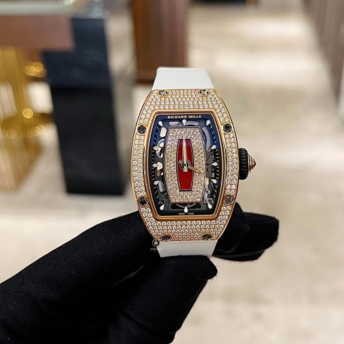 Richard Mille RM 07-01 Ladies Rose Gold Diamonds