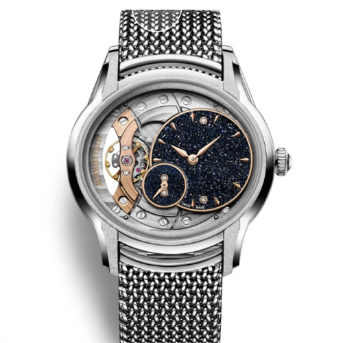 Đồng hồ Audemars Piguet Millenary Frosted Gold Aventurine Dial 77244BC.GG.1272BC.01