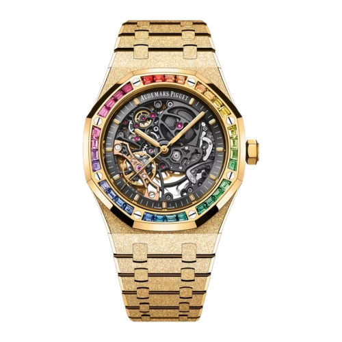 Đồng Hồ Audemars Piguet Royal Oak Frosted Gold Double Balance Wheel Openworked 15412BA.YG.1224BA.01
