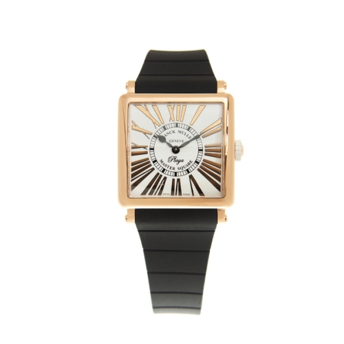 Đồng Hồ Franck Muller Master Square 6002 M QZ REL R PLY (5N) Dây Cao Su Đen