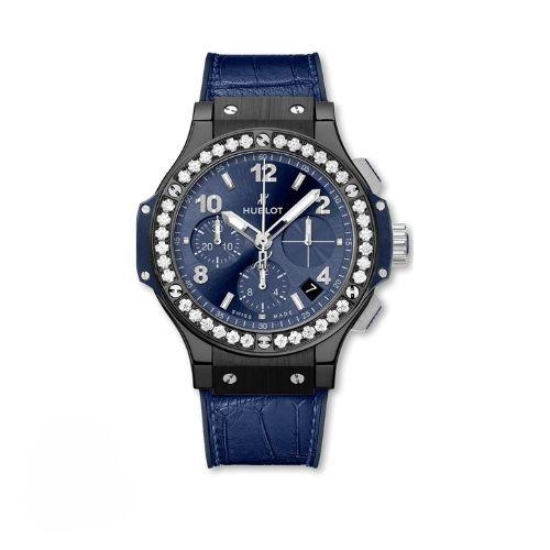 Đồng Hồ Hublot Big Bang Ceramic Blue Diamonds 41mm 341.CM.7170.LR.1204