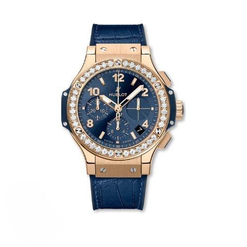 Đồng Hồ Hublot Big Bang Gold Blue Diamonds 41mm 341.PX.7180.LR.1204