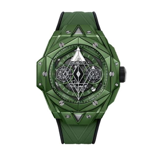Đồng Hồ Hublot Big Bang Sang Bleu II Green Ceramic 45mm 418.GX.5207.RX.MXM22