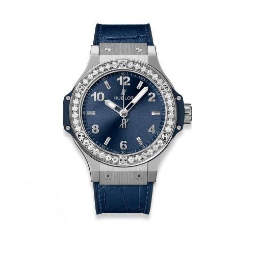 Đồng Hồ Hublot Big Bang Steel Blue Diamonds 38mm 361.SX.7170.LR.1204