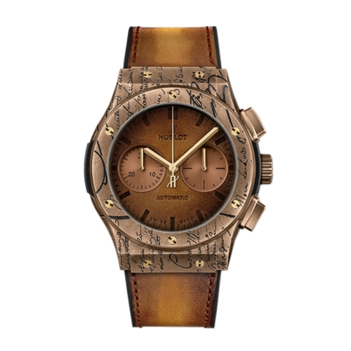 Đồng Hồ Hublot Classic Fusion Chronograph Berluti “Cold Gold” 45mm 521.BZ.05IG.VR.BER19