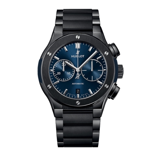 Đồng hồ Hublot Classic Fusion Chronograph Ceramic Blue Bracelet 45mm 520.CM.7170.CM