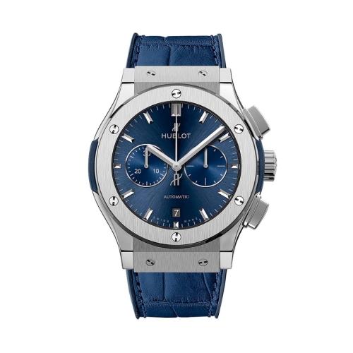 Đồng Hồ Hublot Classic Fusion Chronograph Titanium Blue 42mm 541.NX.7170.LR