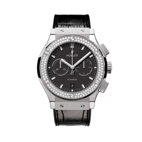 Đồng Hồ Hublot Classic Fusion Chronograph Titanium Diamonds 42mm 541.NX.1171.LR.1104