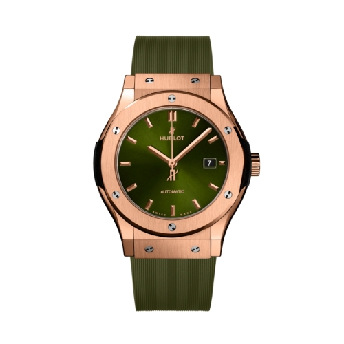 Đồng Hồ Hublot Classic Fusion King Gold Green 45mm 511.OX.8980.RX
