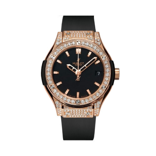 Đồng Hồ Hublot Classic Fusion King Gold Pavé 33mm 581.OX.1181.RX.1704