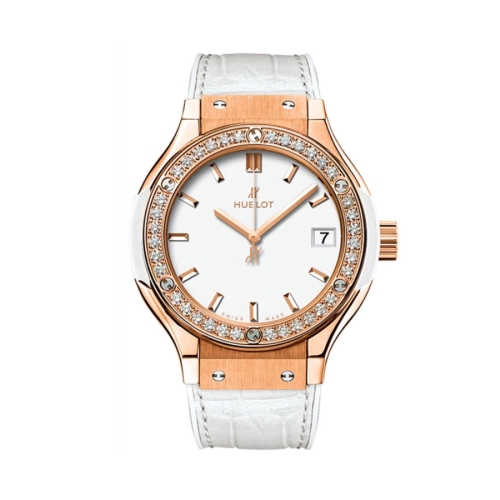 Đồng Hồ Hublot Classic Fusion King Gold White Diamonds 33mm 581.OE.2080.LR.1204