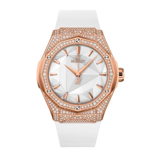 Đồng Hồ Hublot Classic Fusion Orlinski King Gold White Pavé 550.OS.2200.RW.1604.ORL20
