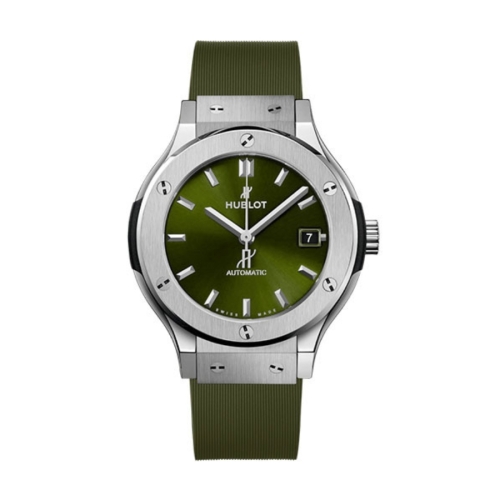 Đồng Hồ Hublot Classic Fusion Titanium Green 38mm 565.NX.8970.RX