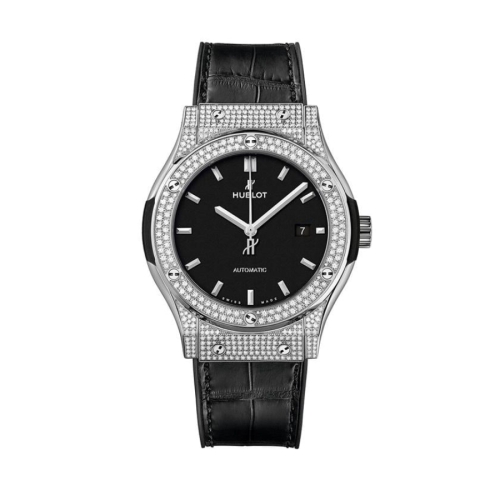 Đồng Hồ Hublot Classic Fusion Titanium Pavé 42mm 542.NX.1171.LR.1704