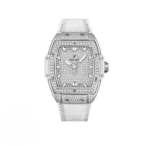 Đồng Hồ Hublot Spirit Of Big Bang Titanium White Full Pavé 39mm 665.NE.9010.LR.1604