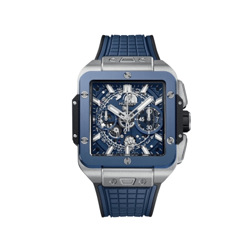 Hublot Square Bang Unico Titanium Blue Ceramic 821.NL.5170.RX