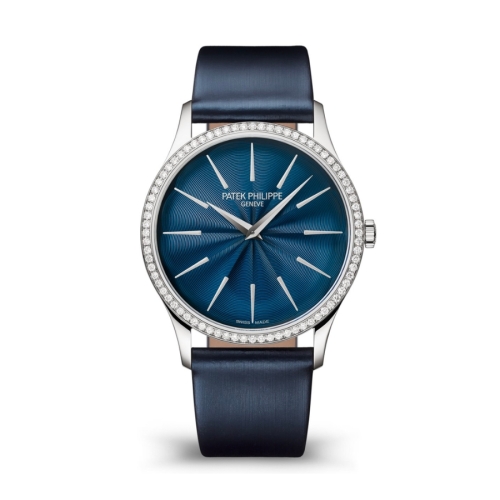Đồng Hồ Patek Philippe Calatrava 4997-200G-001 Mặt Số Xanh Sapphire 35mm