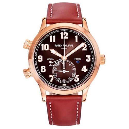Đồng hồ Patek Philippe Calatrava Ladies Calatrava Pilot Travel Time 7234R-001 Mặt Số Nâu 37.5mm