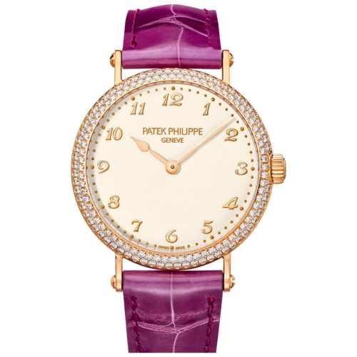 Đồng hồ Patek Philippe Calatrava Ultra-Thin Purple Diamond Set 7200-200R 34.6mm