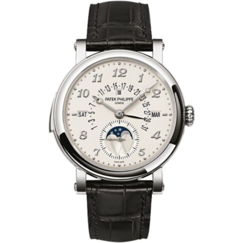 Đồng hồ Patek Philippe Grand Complications Engraved Perpetual Calendar 5160-500G-001 38mm