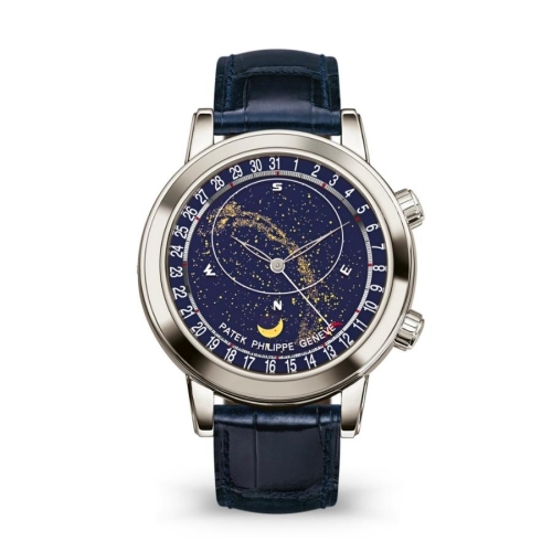 Đồng Hồ Patek Philippe Grand Complications Platinum Calestial Moon Age 6120P-001 44mm