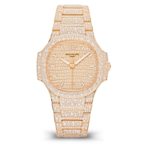 Đồng hồ Patek Philippe Ladies Nautilus Rose Gold 7118-1450R-001 Mặt Số Kim Cương 35.2mm