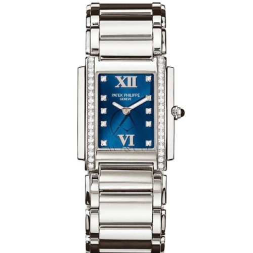 Đồng Hồ Patek Philippe Twenty-4 Stainless Steel Blue Dial 4910/10A-012