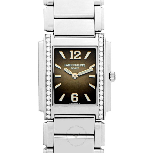 Đồng hồ Patek Philippe Twenty-4 Stainless Steel Gray Sunburst 4910/1200A-010
