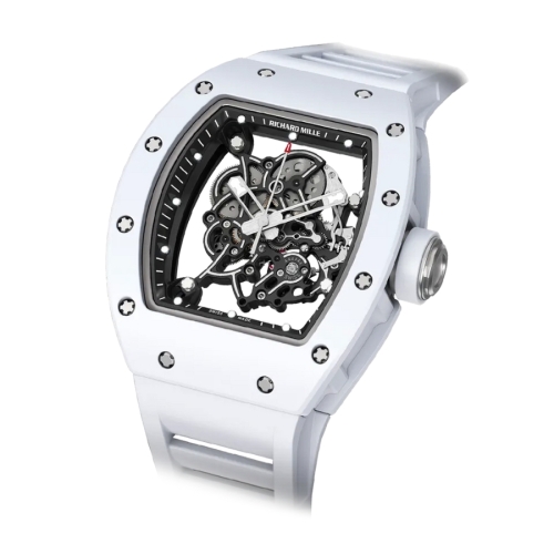 Richard Mille RM 055 Bubba Watson White Ceramic RM055