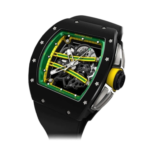 Đồng Hồ Richard Mille RM 61-01 Yohan Blake ‘Green’ Black TZP-N Ceramic