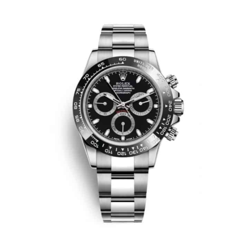 Đồng Hồ Rolex Cosmograph Daytona 40 1165000LN-0002 Mặt Số Đen Dây Oyster Thép