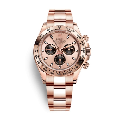 Đồng Hồ Rolex Cosmograph Daytona 40 116505-0001 Mặt Số Hồng Dây Đeo Oyster Vàng Hồng