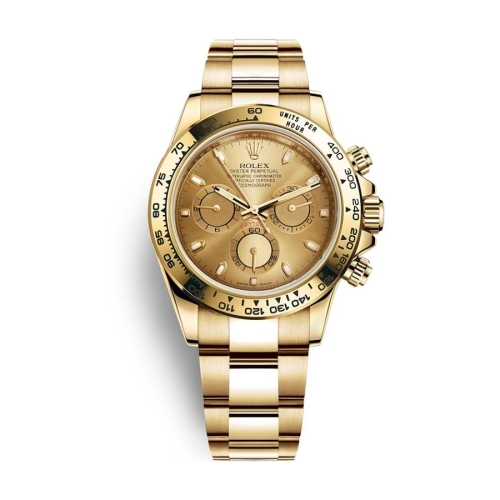 Đồng Hồ Rolex Cosmograph Daytona 40 116508-0003 Mặt Số Vàng Dây Oyster Vàng Vàng
