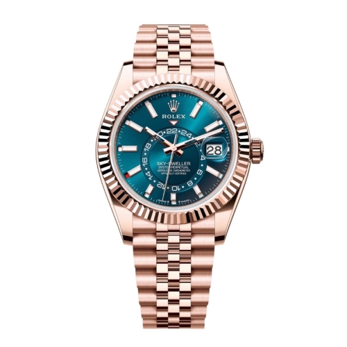 Đồng Hồ Rolex Sky-Dweller 42 336935 Mặt Số Xanh Lục Lam