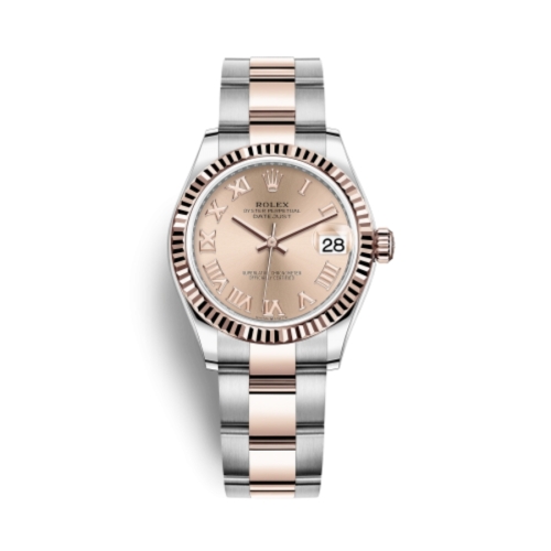 Đồng Hồ Rolex Datejust 31 278271-0005 Mặt Số Hồng Dây Đeo Oyster Thép Vàng Hồng