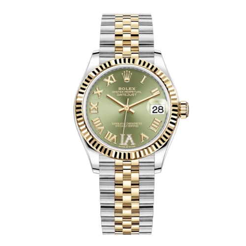 Đồng Hồ Rolex Datejust 31 Mặt Số Xanh Olive 278273-0016