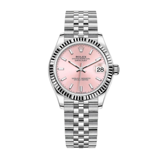 Đồng Hồ Rolex Datejust 31 278274-0014 Mặt Số Hồng Dây Đeo Jubilee Thép
