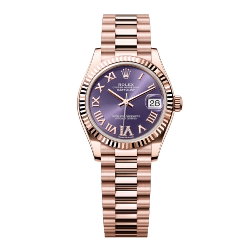 Đồng Hồ Rolex Datejust 31 278275 Mặt Số Tím Aubergine