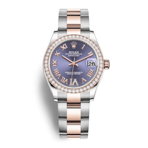 Đồng Hồ Rolex Datejust 31 278381RBR-0019 Mặt Số Tím