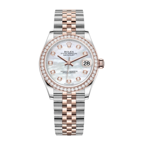 Đồng Hồ Rolex Datejust 31 278381RBR-0026 Mother Of Pearl Mặt Số Khảm Trai Cũ Đã Qua Sử Dụng Like New 99%