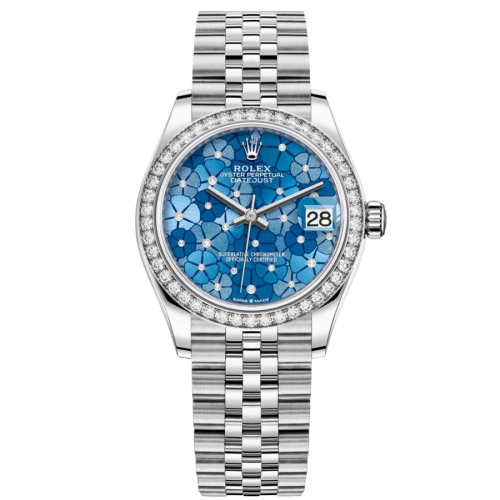 Đồng Hồ Rolex Datejust 31 Blue Floral Motif 278384RBR-0040