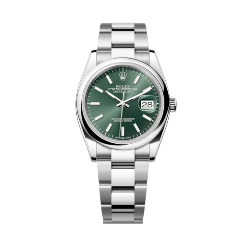 Đồng Hồ Rolex Datejust 36 126200-0023 Green Mặt Số Xanh Lá Dây Đeo Jubilee Thép
