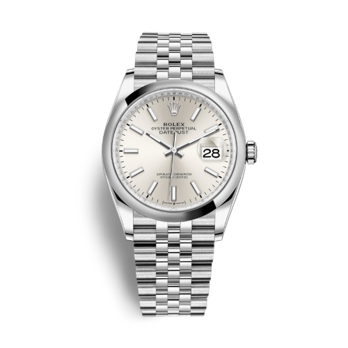 Đồng Hồ Rolex Datejust 36 126200-0001 Mặt Số Bạc Dây Đeo Jubilee