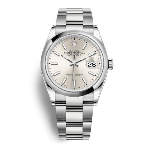 Đồng Hồ Rolex Datejust 36 126200-0002 Mặt Số Bạc Dây Oyster