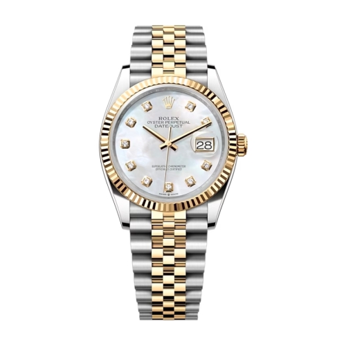 Đồng Hồ Rolex Datejust 36 126233-0023 Mother Of Pearl Mặt Số Khảm Trai Cũ Đã Qua Sử Dụng Like New 99%