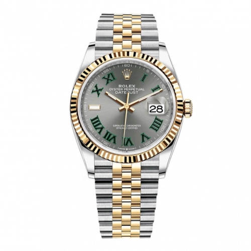 Đồng Hồ Rolex Datejust 36 Mặt Số Xám 126233-0035