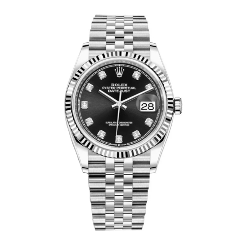 Đồng Hồ Rolex Datejust 36 126234-0027 Black Dial Mặt Số Đen Cũ Đã Qua Sử Dụng Like New 99%