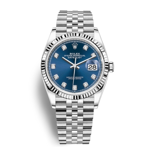 Đồng Hồ Rolex Datejust 36 126234-0037 Blue Dial Mặt Số Xanh Cũ Đã Qua Sử Dụng Like New 99%