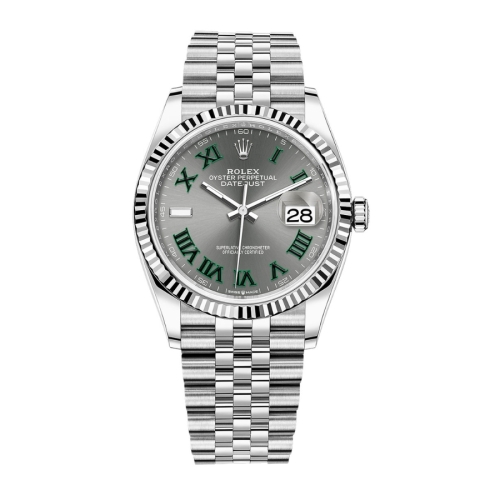 Đồng Hồ Rolex Datejust 36 126234-0045 Wimbledon Mặt Số Xám Cũ Đã Qua Sử Dụng Like New 99%