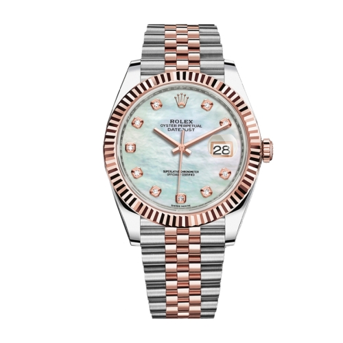 Đồng Hồ Rolex Datejust 41 Mặt Số Ngọc Trai 126331-0014